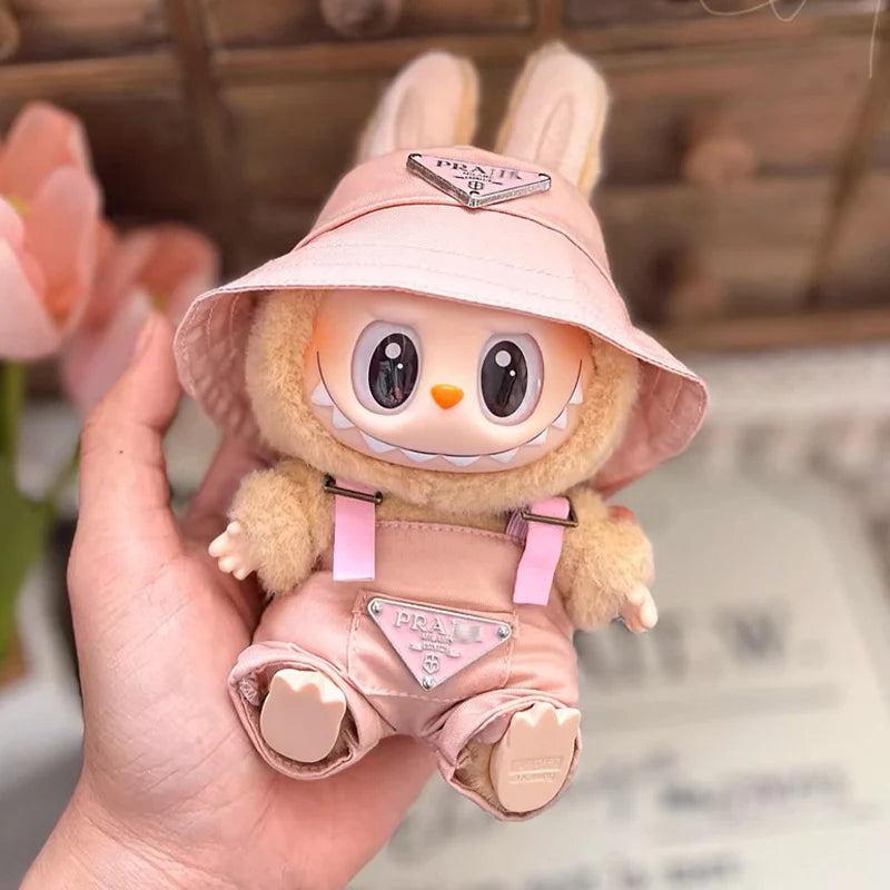Prada Style Pink overalls + Pink hat