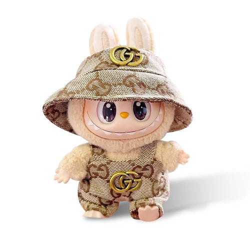 Gucci Style overalls + hat